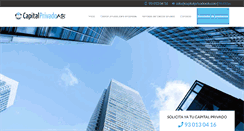 Desktop Screenshot of capitalprivadomb.com