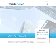 Tablet Screenshot of capitalprivadomb.com
